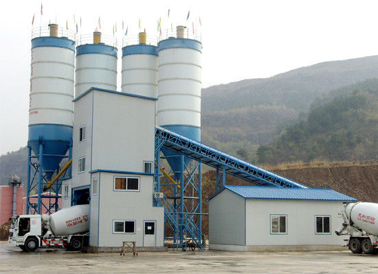 Trạm trộn bê tông di động HZS120 200kW, Trạm trộn bê tông 120m3 / H