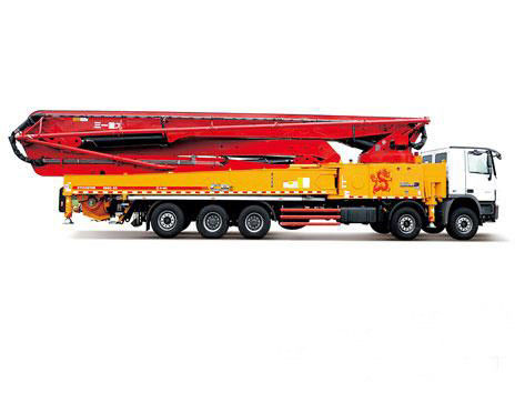 Máy bơm bê tông gắn trên xe tải 85km / H 66m SY5631THB 660C-8
