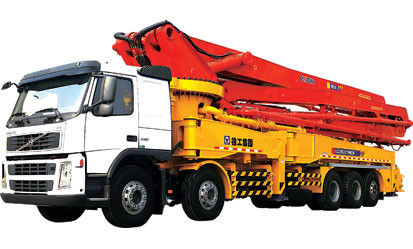 94m / H 279kw Xe tải gắn máy bơm bê tông Máy xây dựng đường