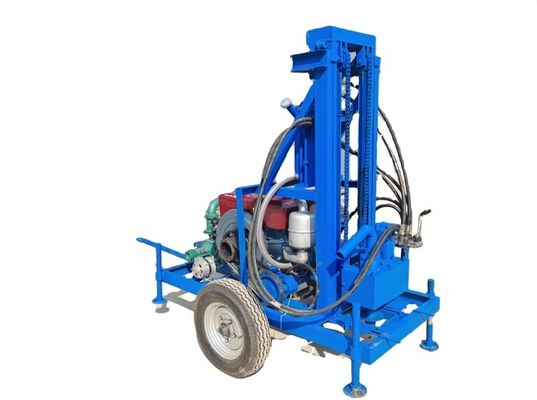 200m 450rpm Máy khoan giếng nước thủy lực di động cho sân nhà